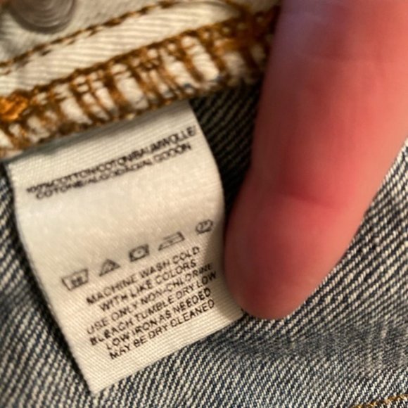 SOLD Free People Cut Off Shorts Jean Button Fly SZ 27 - Picture 6 of 7